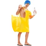 Dguisement canard de bain bretelles - marque inconnue - jaune - adulte - m / l - intrieur