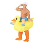 Dguisement de canard gonflable avec le baigneur pour homme
