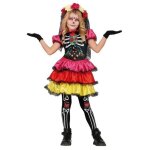 Déguisement catrina jour des morts coloré fille Déguisement catrina jour des morts coloré fille