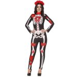 Dguisement catrina silhouette - fiestas guirca s. l. - noir - femme - halloween et ftes terrifiantes ...