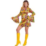 Dguisement cercles annes 70 - widmann - xl - femme - noir - polyester