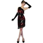 Dguisement - lucida - dguisement charleston femme noir et rouge