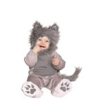 D�guisement - d�guisement chaton gris - combinaison et capuchon inclus - peluche - int�rieur