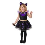 Dguisement chatonne violet fille - animaux - no name - polyester - normes ue
