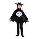 Dguisement chauve - souris garon - noir et multicolore - combinaison avec cape et tte - taille 3 - ...