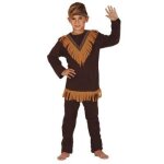 Dguisement chef indien garon - indien - blanc - polyester - enfant