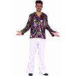 D�guisement chemise disco homme - marque - mod�le - adulte - blanc - bleu