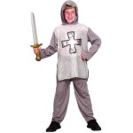 Dguisement chevalier gris garon - jadeo - multicolore - taille 4 / 6 ans