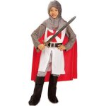 Dguisement chevalier mdival templier pour garon - multicolore - a partir de 3 ans - extrieur