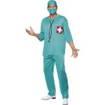D�guisement chirurgien vert - smiffys - m�tier - adulte - homme - polyester
