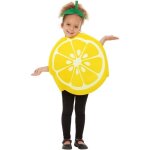 D�guisement citron fille et gar�on fruit nourriture - jaune