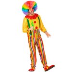 Déguisement clown de cirque - widmann - taille xl - jaune - homme - tenue complète col et bretelles Déguisement clown de cirque - widmann - taille xl - jaune - homme - tenue complète col et bretelles