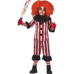 Dguisement clown dhorreur rouge / blanc pour enfant - fiestas guirca - chemise collier et pantalon inclus ...