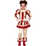 Dguisement clown halloween fille - no name - clown - rouge - polyester - enfant