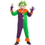 Dguisement clown joker enfant - widmann - noir - carnaval halloween