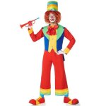Dguisement de clown micolor - car y gus s. l. - xl - noir - homme