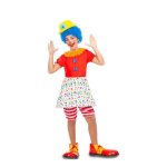 D�guisement - clown � pois - fille - rouge - polyester - int�rieur
