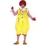 Dguisement clown sanguinaire burger ronald homme l jaune