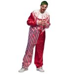Dguisement clown tueur sanglant homme xxl rouge bordeaux