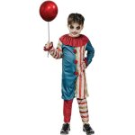Dguisement clown vintage enfant 10 / 12 ans rouge bordeaux
