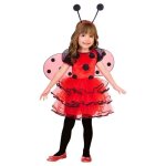 D�guisement coccinelle fille b�b� 2 / 3 ans rouge bordeaux