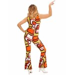 Déguisement combinaison groovy géométrique années 70 femme - multicolore - adulte - intérieur Déguisement combinaison groovy géométrique années 70 femme - multicolore - adulte - intérieur