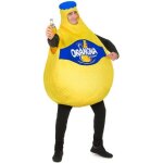 Dguisement costume bouteille dorangina - original cup - taille unique - adulte