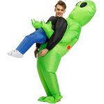 Dguisement costume gonflable exotique halloween carnaval adulte - vert - polyester impermable - taille ...