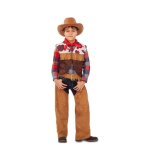 D�guisement de cowboy pour gar�on - zzcostumes - avec franges - en cuir - marron