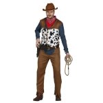 Déguisement cowboy vacher grandes plaines homme l bleu turquoise ciel marine Déguisement cowboy vacher grandes plaines homme l bleu turquoise ciel marine