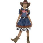 D�guisement cowgirl texane fille - marque - bleu - 3 ans - int�rieur - robe avec gilet et chapeau