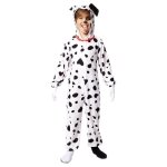 D�guisement - dalmatien ecusson - noir - 9 ans - costume original pour carnaval