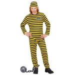 Dguisement de dalton pour enfant - marque - modle - jaune et noir - blanc - garon