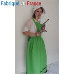 Dguisement ma dalton tablier - robe adulte avec coiffe