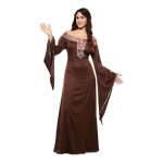 Dguisement dame mdivale brune pour femme - disfrazzes - robe - marron - femme