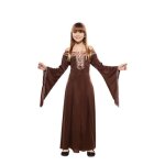 D�guisement dame m�di�vale brune pour fille