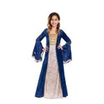 D�guisement - dame m�di�vale - fille 7 - 9 ans - robe bleue - int�rieur