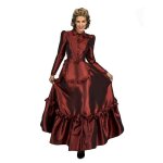 Dguisement dame de louest carlate femme - rouge - m / l - costume pour soire cowboy ou carnaval