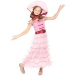 D�guisement dame du sud fille - blanc et multicolore - robe et chapeau