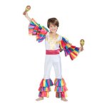 D�guisement - danseur de rumba blanc - chemise et pantalon - 3 ans et plus - gar�on