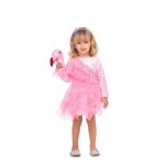 D�guisement - danseuse de ballet flamingo - rose - 5 ans - robe et gants inclus