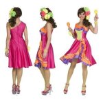 Dguisement danseuse carabes adulte - hawai - danseuse - polyester - adulte - femme