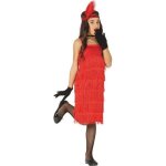 Dguisement danseuse charleston rouge - disfrazzes - pour fille - robe et ruban inclus