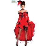 Dguisement danseuse de french cancan - fiestas guirca - cowboy et cowgirl - femme - rouge - polyester ...
