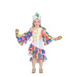 D�guisement - danseuse de rumba blanche - turban et robe � volants - pour fille - 5 ans et plus