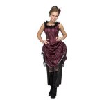 Dguisement danseuse de salon rayures rouge femme - modle maeve millay - intrieur