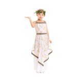 D�guisement - d�guisement de d�esse grecque - blanc - 5 - 6 ans - comprend robe et cape