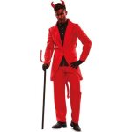 Dguisement demon lgant pour homme - disfrazzes - rouge multicolore - halloween