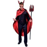 Dguisement diable adulte - ptit clown - costume halloween carnaval cosplay - rouge
