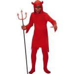 Dguisement diable tunique enfant - widmann - halloween - rouge - multicolore